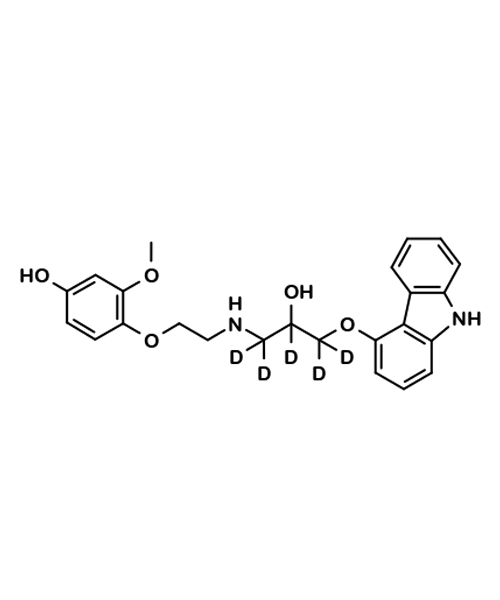 4'-Hydroxyphenyl Carvedilol D5