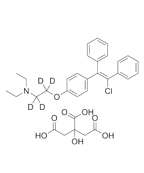 Zuclomiphene(cis-Clomiphene)  D4 Citrate