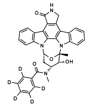O-Desmethyl Midostaurin-D5