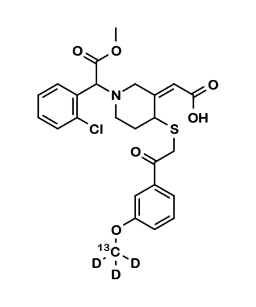 cis-Clopidogrel-MP 13CD3 Derivative (Pair of Enantiomers)