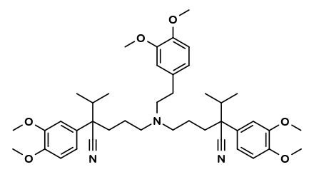 Verapamil HCL Impurity?5,5'-((3,4-dimethoxyphenethyl)azanediyl)bis(2-(3,4-dimethoxyphenyl)-2-isopropylpentanenitrile)?