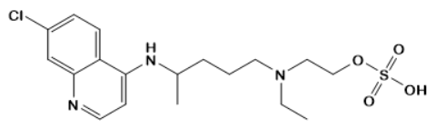 Hydroxychloroquine O-Sulfate