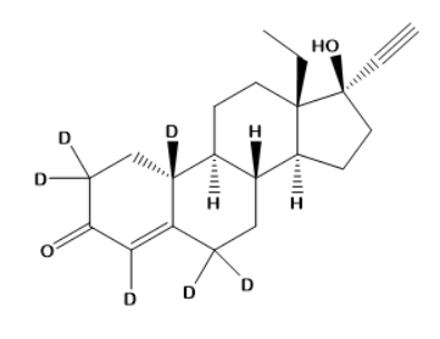 Norgestrel-D6 (major)