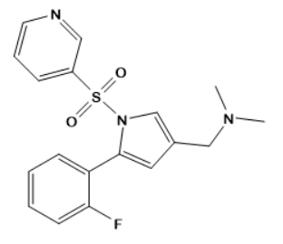 5-(2-Fluorophenyl)-N,N-dimethyl-1-(3-pyridinylsulfonyl)-1H-pyrrole-3-methanamine
