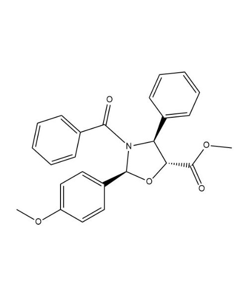 (4S,5R)-3-Benzoyl-2-(4-methoxyphenyl)-4-phenyloxazolidine-5-carboxylic Acid methyl ester, Buy (4S,5R)-3-Benzoyl-2-(4-methoxyphenyl)-4-phenyloxazolidine-5-carboxylic Acid methyl ester from Artis Biotech | ASTANDARDS
