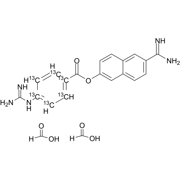 Nafamostat formate salt-13C6