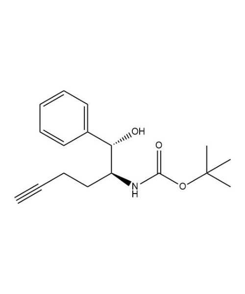 Tert-butyl ((1S,2S)-1-hydroxy-1-phenylhex-5-yn-2-yl)carbamate, CAS 1437235-56-7, Buy Tert-butyl ((1S,2S)-1-hydroxy-1-phenylhex-5-yn-2-yl)carbamate from Artis Biotech | ASTANDARDS