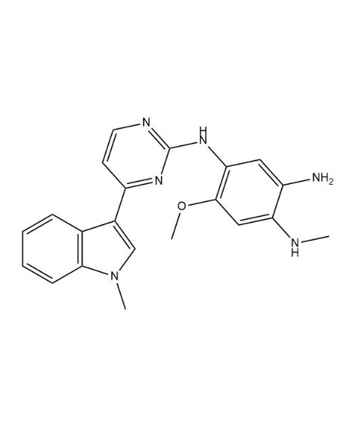 5-methoxy-N1-methyl-N4-(4-(1-methyl-1H-indol-3-yl)pyrimidin-2-yl)benzene-1,2,4-triamine, Buy 5-methoxy-N1-methyl-N4-(4-(1-methyl-1H-indol-3-yl)pyrimidin-2-yl)benzene-1,2,4-triamine from Artis Biotech | ASTANDARDS