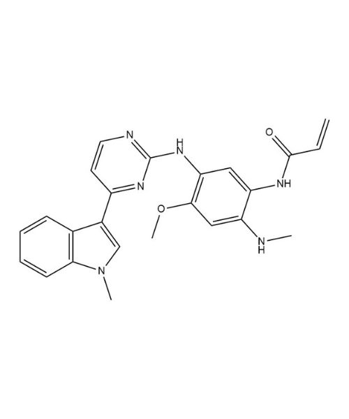 N-(4-methoxy-5-((4-(1-methyl-1H-indol-3-yl)pyrimidin-2-yl)amino)-2-(methylamino)phenyl)acrylamide, Buy N-(4-methoxy-5-((4-(1-methyl-1H-indol-3-yl)pyrimidin-2-yl)amino)-2-(methylamino)phenyl)acrylamide from Artis Biotech | ASTANDARDS
