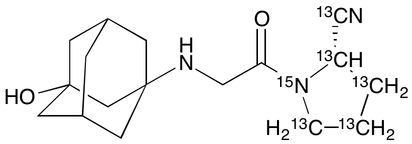 Vildagliptin 13C5 15N 