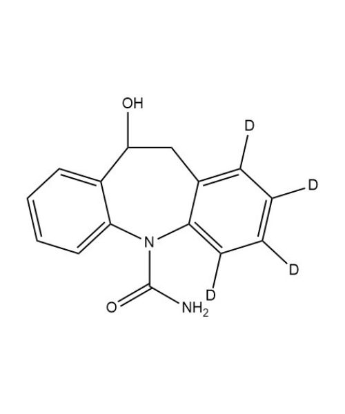 10,11 Dihydro-10-hydroxycarbamazepine D4(rac-Licarbazepine D4), CAS 1020719-39-4, Buy 10,11 Dihydro-10-hydroxycarbamazepine D4(rac-Licarbazepine D4) from Artis Biotech | ASTANDARDS