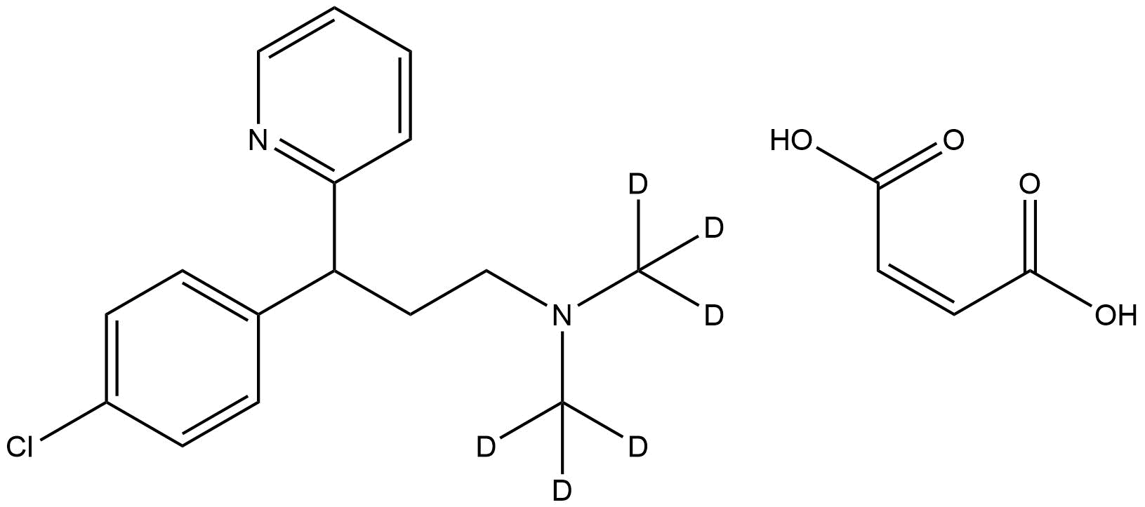 Chlorpheniramine-d6 (maleate)