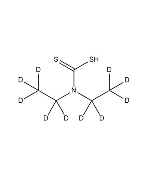N,N-diethyldithiocarbamate D10 Sodium Salt, CAS 1261395-23-6, Buy N,N-diethyldithiocarbamate D10 Sodium Salt from Artis Biotech | ASTANDARDS