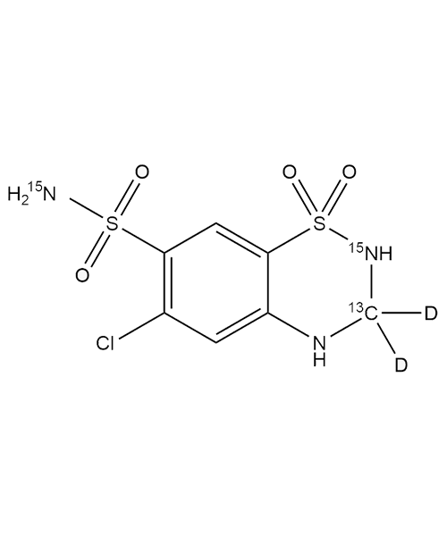Hydrochlorothiazide 13C15N2D2