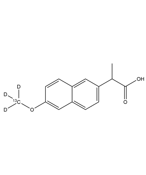 [13C,D3]-Naproxen, racemic mixture