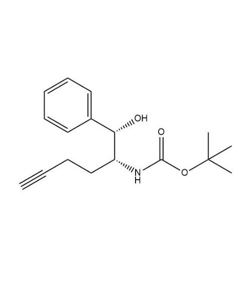 tert-Butyl ((1S,2R)-1-hydroxy-1-phenylhex-5-yn-2-yl)carbamate