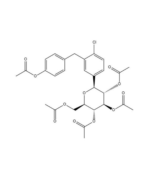 O-Pentaacetyl O-Desethyl Dapagliflozin